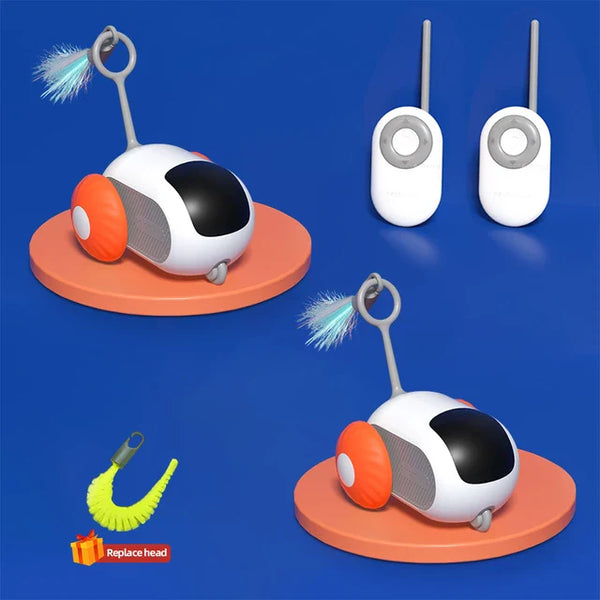 CozzyPaws™ Smart Cat Toy Automatic Moving and Remote Controlled