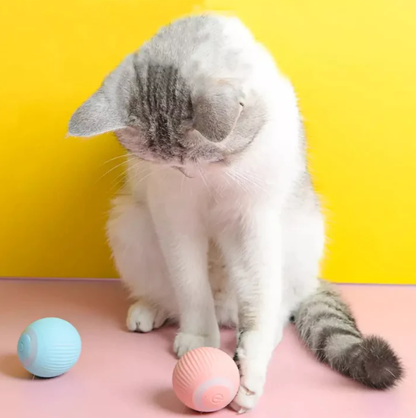 Smart Auto-Rolling Interactive Cat Toy